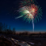 Fur Rondy Fireworks from Ship Creek