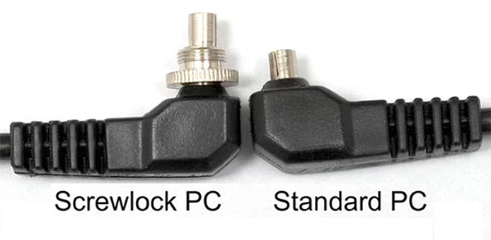 Comparison of Standard and Screwlock PC connectors