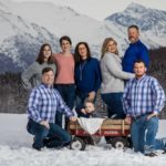 Fairbanks Family-1218 large family out in the snow