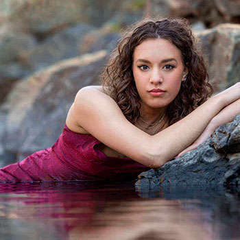 In the Water for Senior Photos